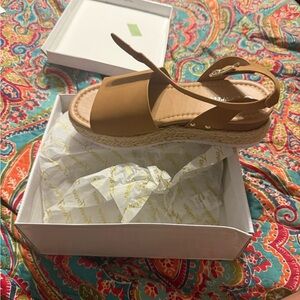 Tan Espadrille Sandals